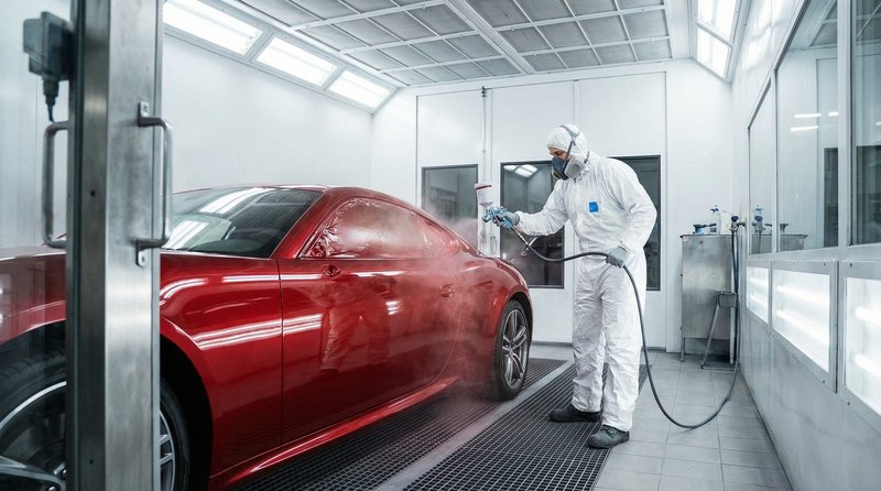 凡客影视短视频：跑车喷漆改色